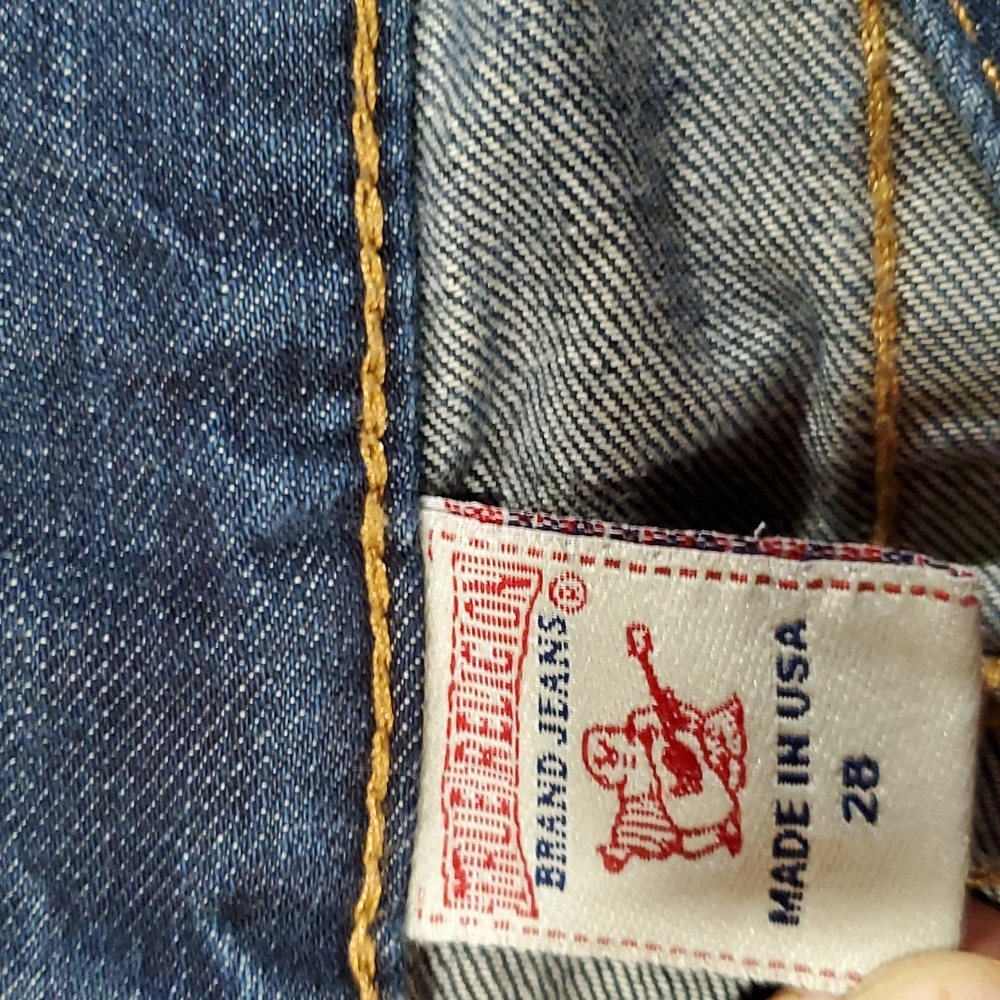 True religion jeans,size 28x32 - Picture 10 of 14